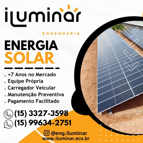 Energia Solar Fotovoltaica em sorocaba - Iluminar Engenharia 