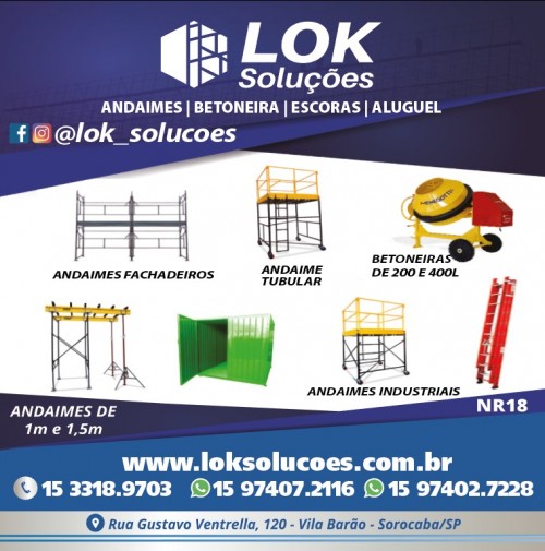 Betoneiras - Aluguel em sorocaba - Lok Soluções