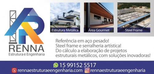 Estruturas Metálicas em sorocaba - Renna Estrutura e Engenharia Ltda
