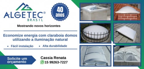Claraboias Domos em sorocaba - Algetec Brasil