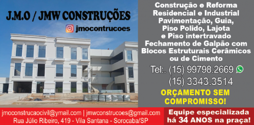 Construtores em sorocaba - JMO Construção Civil