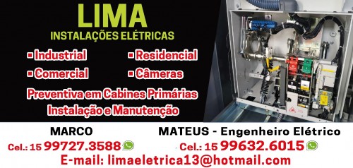 Elétrica Industrial em sorocaba - Lima Instalações Elétricas