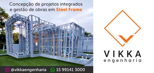 Telhados em Steel Frame em sorocaba - Vikka Engenharia