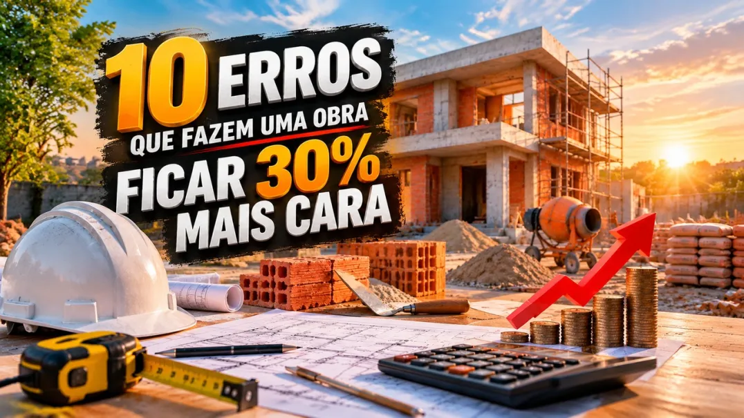 10 Erros que fazem uma obra ficar 30% mais cara