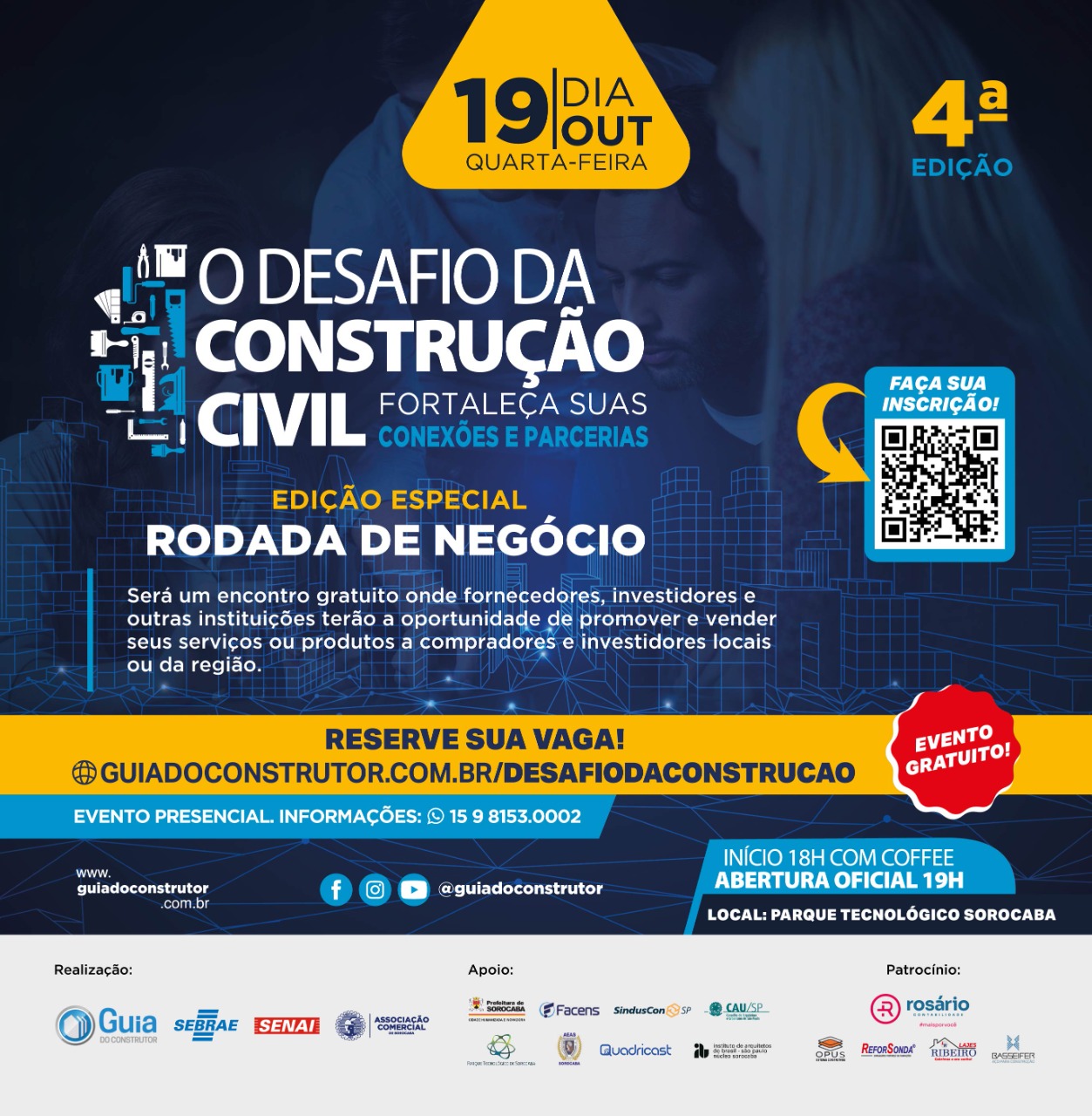 Sorocaba terá edição especial do “O Desafio da Construção Civil”
