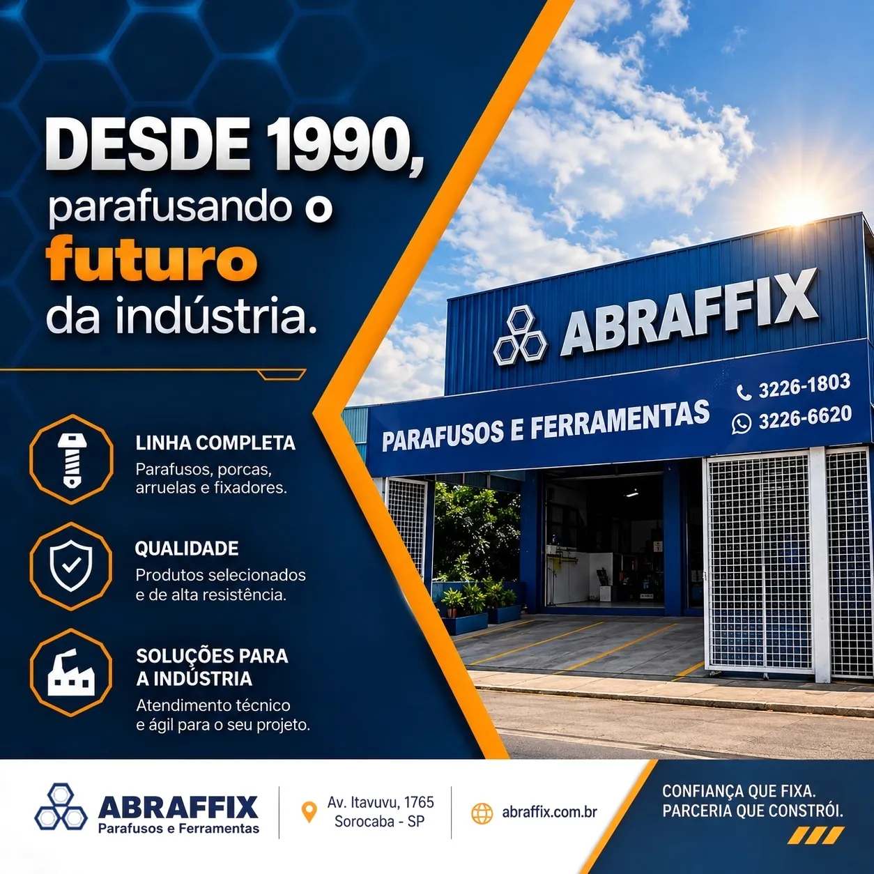ABRAFFIX Parafusos e Ferramentas