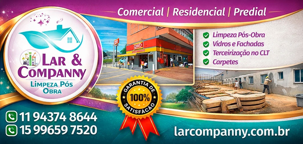 Lar & Companny Limpeza Pós Obra