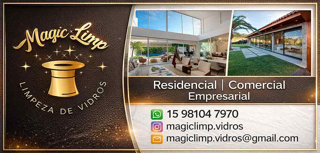 Magic Limp - Limpeza De Vidros