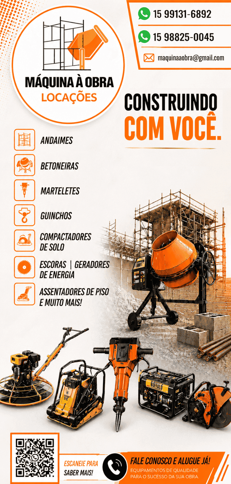 Máquina à Obra Locações