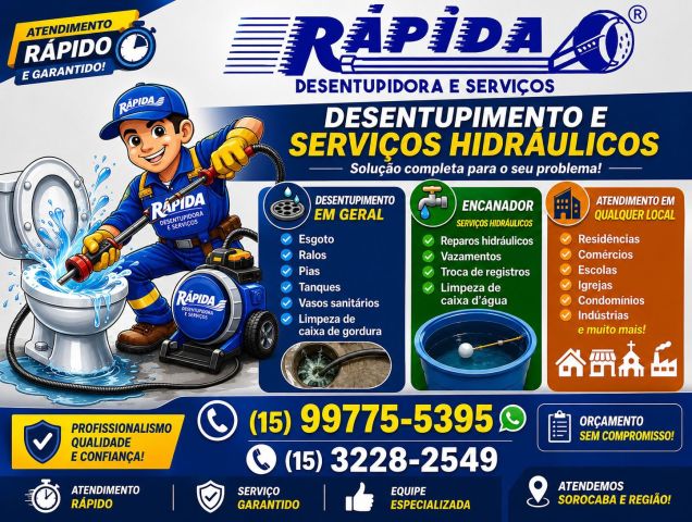 Rápida Desentupidora e Serviços - Galeria