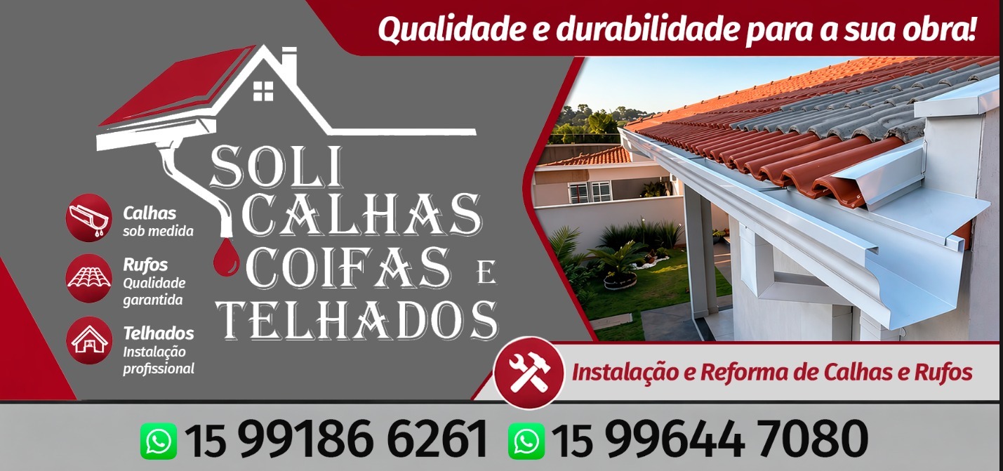 Soli Calhas Coifas e Telhados